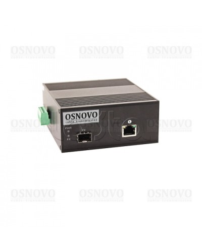 Медиаконвертер Gigabit Ethernet с поддержкой PoE OSNOVO OMC-1000-11X/I в Симферополе Медиаконвертеры Pintop.ru