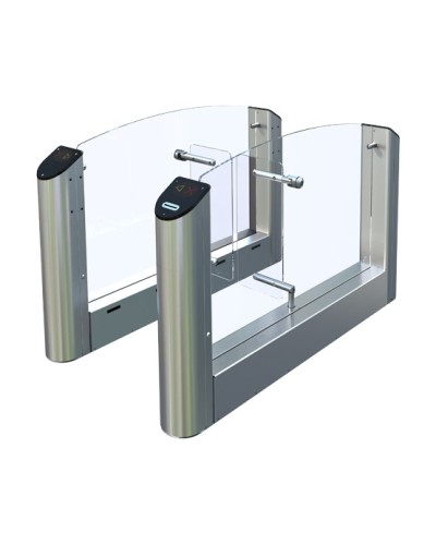 Гибрид центрального модуля турникета с картоприемником и высокими створками Oxgard Praktika T-07-GCMТК-900/1200 в Симферополе Турникеты Pintop.ru