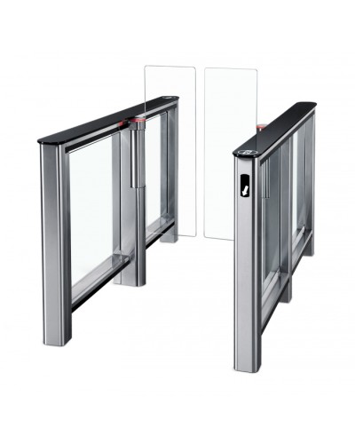 Турникет PERCo-ST-01 с крышками из закаленного стекла со створками Створки шириной 425 мм увеличенной высоты (1500 мм) в Симферополе Турникеты Pintop.ru