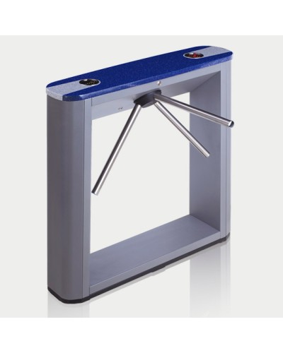 Турникет тумбовый электромеханический со стандартными планками, синей крышкой PERCo-TTD-03.1G (стандартные планки, синяя крышка) в Симферополе Турникеты Pintop.ru
