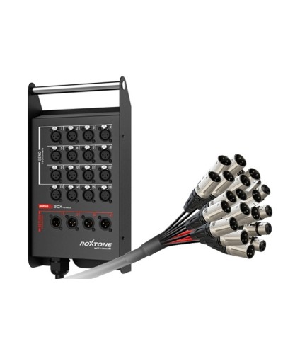 Кабель многожильный со сценической коробкой, с разъемами Roxtone+Neutrik ROXTONE STBN1604L35 в Симферополе Аксессуары для СОУЭ Pintop.ru