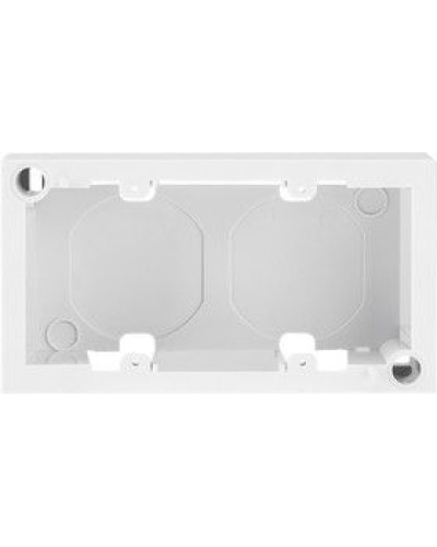 Короб накладной для лицевых панелей 80х150 под 4 модуля 45х22,5 Mosaic 03-0127 в Симферополе Распределительные коробки Pintop.ru