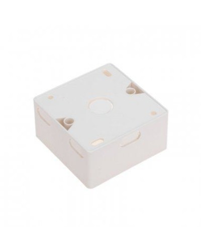 Короб накладной для лицевых панелей 80х80 под 2 модуля 45х22,5 Mosaic 03-0126 в Симферополе Распределительные коробки Pintop.ru