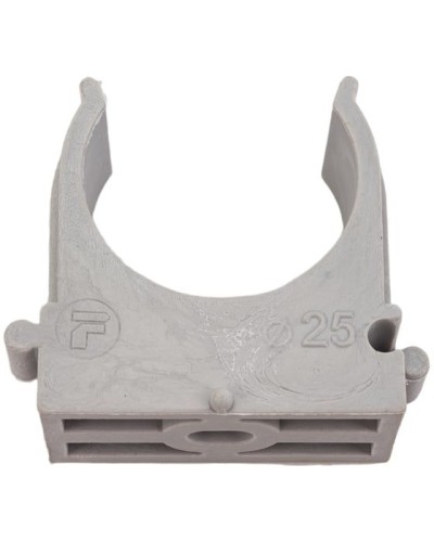 Крепёж-клипса для труб ø25 мм, серая (100 шт/уп)Rexant (28-0125-2) в Симферополе Держатели, клипсы, скобы Pintop.ru