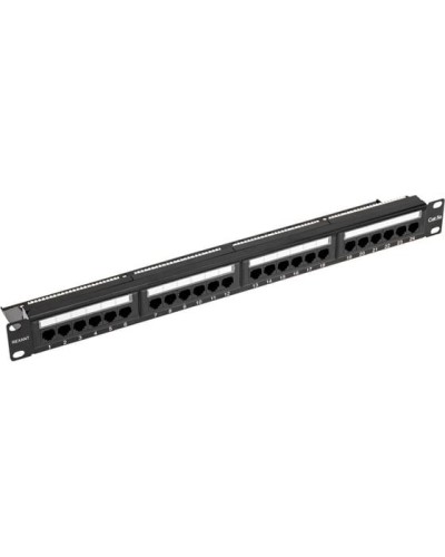 Панель коммутационная с кабельным органайзером 19, 1U, 24 порта, UTP, RJ-45, CAT 5e REXANT PRO (02-0031) в Симферополе Аксессуары для стоек и шкафов Pintop.ru