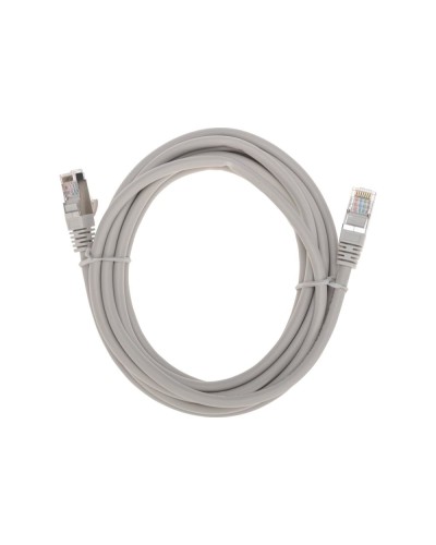 Патч-корд S/FTP, CAT 6A (10G), RJ45-RJ45, 28AWG, LSZH, серый, 3м REXANT 02-0390-3 в Симферополе Патчкорды (медные) Pintop.ru