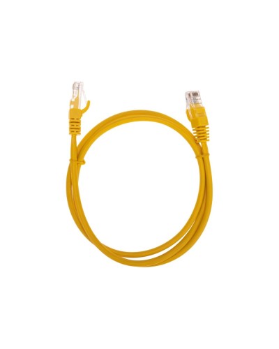 Патч-корд U/UTP, CAT 5e, RJ45-RJ45, 26AWG, LSZH, желтый, 1м REXANT 02-0105-1 в Симферополе Патчкорды (медные) Pintop.ru