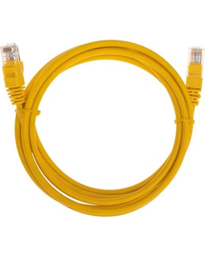 Патч-корд U/UTP, CAT 5e, RJ45-RJ45, 26AWG, LSZH, желтый, 2м REXANT 02-0105-2 в Симферополе Патчкорды (медные) Pintop.ru