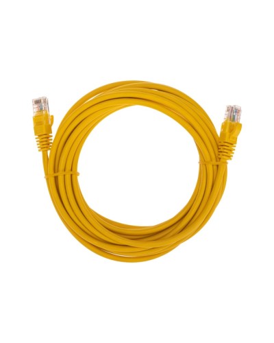 Патч-корд U/UTP, CAT 5e, RJ45-RJ45, 26AWG, LSZH, желтый, 5м REXANT 02-0105-5 в Симферополе Патчкорды (медные) Pintop.ru