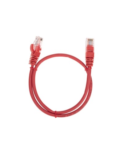 Патч-корд U/UTP, CAT 5e, RJ45-RJ45, 26AWG, LSZH, красный, 0,5м REXANT 02-0103-05 в Симферополе Патчкорды (медные) Pintop.ru