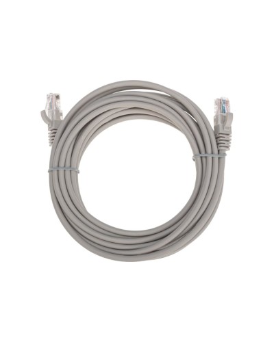 Патч-корд U/UTP, CAT 5e, RJ45-RJ45, 26AWG, LSZH, серый, 5м REXANT 02-0100-5 в Симферополе Патчкорды (медные) Pintop.ru
