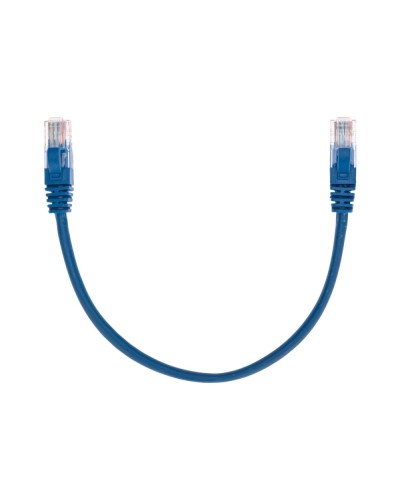 Патч-корд U/UTP, CAT 5e, RJ45-RJ45, 26AWG, LSZH, синий, 0,3м REXANT 02-0104-03 в Симферополе Патчкорды (медные) Pintop.ru