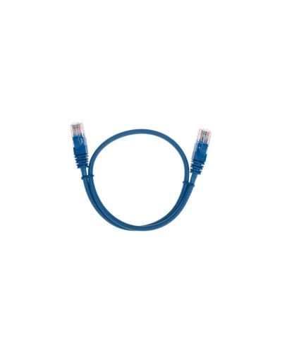 Патч-корд U/UTP, CAT 5e, RJ45-RJ45, 26AWG, LSZH, синий, 0,5м REXANT 02-0104-05 в Симферополе Патчкорды (медные) Pintop.ru