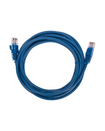 Патч-корд U/UTP, CAT 5e, RJ45-RJ45, 26AWG, LSZH, синий, 3м REXANT 02-0104-3 в Симферополе Патчкорды (медные) Pintop.ru