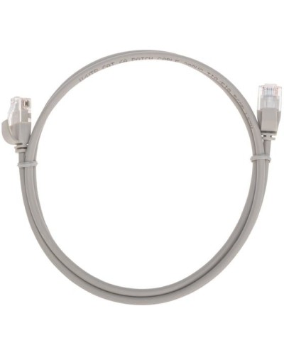 Патч-корд U/UTP, CAT 6A (10G), RJ45-RJ45, 28AWG, LSZH, серый, 1м REXANT 02-0380-1 в Симферополе Патчкорды (медные) Pintop.ru