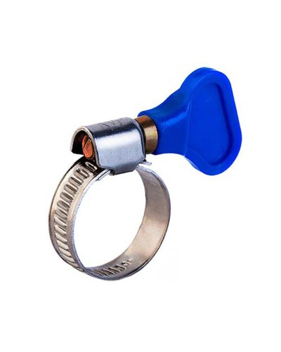 Хомут червячный 20-32/9-0,7мм, с ключом, нержавеющая сталь W2, (50 шт/уп) REXANT 07-0720-1 в Симферополе Стяжки-хомуты Pintop.ru