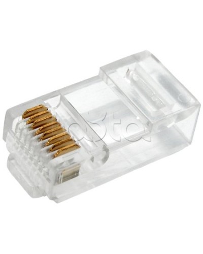 Разъем RJ-45 8P8C, кат. 5е (100шт/уп) REXANT 05-1021 в Симферополе Коннекторы и разъемы Pintop.ru