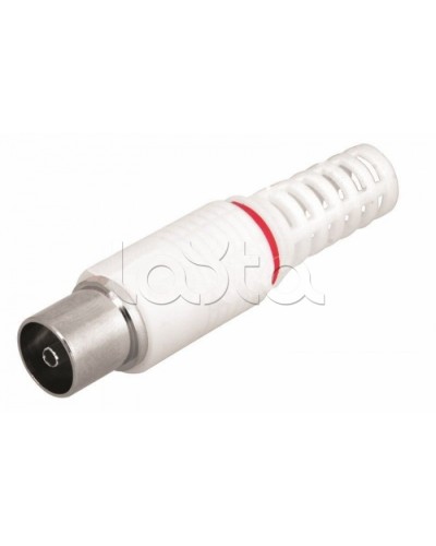 Разъем гнездо TV без пайки белый (100шт/уп) REXANT 05-2043 в Симферополе Коннекторы Pintop.ru