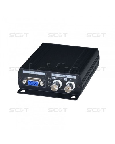 Преобразователь-разветвитель AHD/HDCVI/HDTVI в HDMI/VGA/CVBS SC&T AD001HD4 в Симферополе Видеоусилители, Модуляторы, Делители Pintop.ru