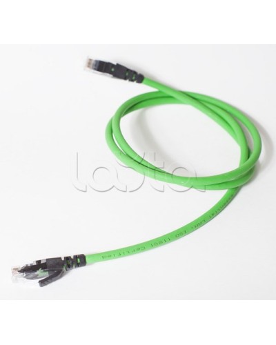 Коммутационный шнур категории 6, U/UTP, 4х2х(7х0,21), LSZH, 1м, зеленый SPL (500012) в Симферополе Патчкорды (медные) Pintop.ru