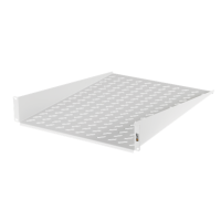 Полка фронтальная 19", 2U, глубиной 300 мм TLK TLK-SHFR-300-GY