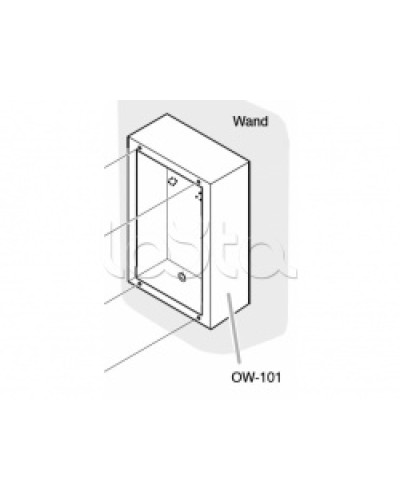 Коробка накладная TOA OW-101 в Симферополе Аксессуары для СОУЭ Pintop.ru