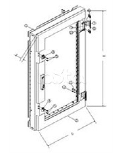 Дверь передняя плексигласовая TOA PGD-22 в Симферополе Системы оповещения и трансляции TOA Pintop.ru