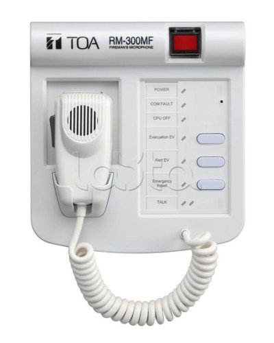 Панель микрофонная пожарная для серии VM-3000 в Симферополе Системы оповещения и трансляции TOA Pintop.ru