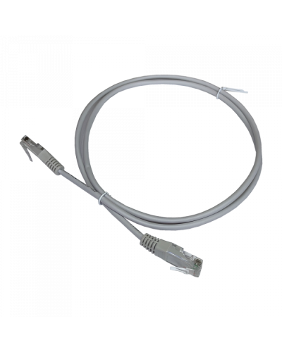 Патч-корд 2-х парный UTP кат.5e, с заливными колпачками, 0.5 м, серый TWT (TWT2-45-45-0.5-GY) в Симферополе Патчкорды (медные) Pintop.ru