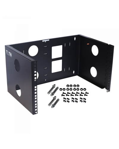 Рама настенная 19, поворотная, глубина 305 мм, 6U, черная TWT (TWT-FRWRT-6U-BK) в Симферополе Аксессуары для стоек и шкафов Pintop.ru
