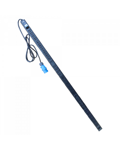 Блок розеток верт. 32A / 250V, 12xC19 + 36xC13 + 3xSchuko, шнур 3 метра, IEC309 TWT (TWT-PDV-12x36x3S-32A) в Симферополе Блоки розеток Pintop.ru