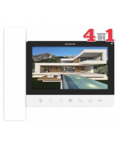 Монитор цветного видеодомофона Tantos LOKI HD SE (White) VZ в Симферополе Абонентские видеоустройства Pintop.ru