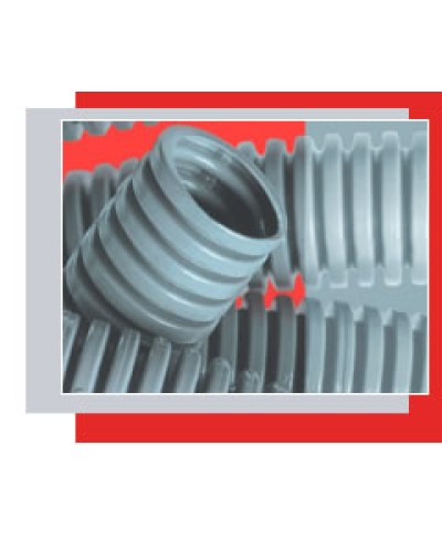 Труба гофрированная ПВХ тяжелая, с зондом диам. 25 мм (50м) Экопласт 11125 в Симферополе Труба гофрированная Pintop.ru