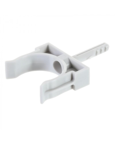 Держатель с дюбелем без шурупа D32мм (черный) Экопласт (41432BL) в Симферополе Аксессуары для кабель-канала Pintop.ru