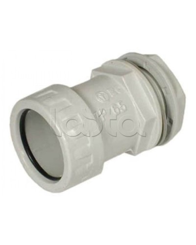 Муфта «труба-коробка» D25 мм Экопласт 42725 в Симферополе Аксессуары для труб (ОКЛ) Экопласт Pintop.ru