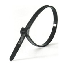 Хомут кабельный 4,8x300 мм, черный (100 шт/уп) Экопласт 45302BL