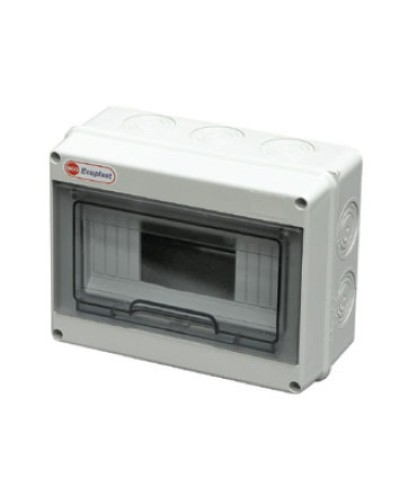 Шкаф настенный, 12-13 модулей, IP65 Экопласт 46412 в Симферополе Боксы для автоматов Pintop.ru