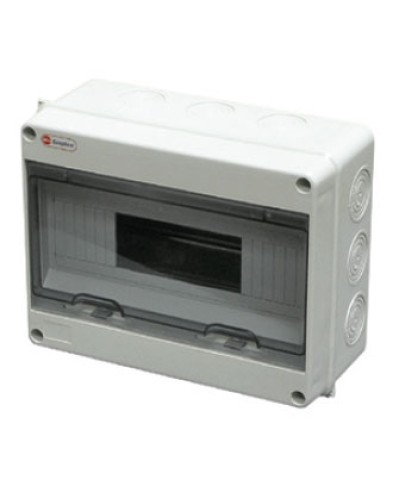 Шкаф настенный, 18 модулей, IP65 Экопласт 46418 в Симферополе Боксы для автоматов Pintop.ru