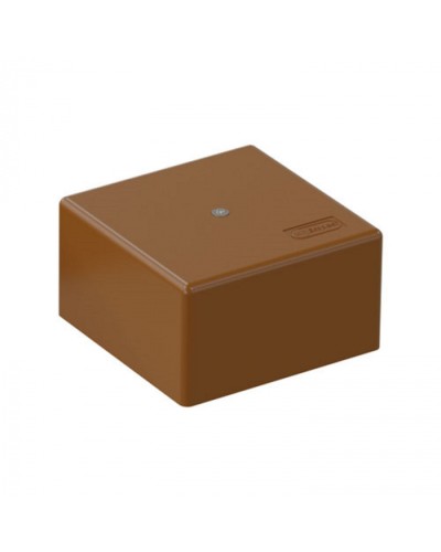 SD3 Коробка распределительная для о/п, для монтажного пистолета 75x75x40мм, 12 пар 10мм2, (корич.) Экопласт (72936B) в Симферополе Распределительные коробки Pintop.ru