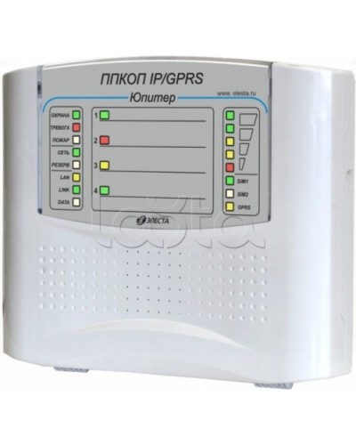 Элеста Юпитер-1431 (ППКОП Юпитер-4 IP/GPRS, пластик. корпус) в Симферополе Приемно-контрольные приборы Pintop.ru