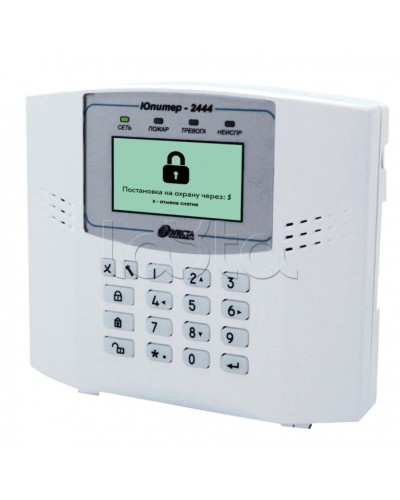 Устройство оконечное объектовое Элеста Юпитер-2444 (УОО Юпитер-4 IP/GPRS, ЖК-экран) в Симферополе Приемно-контрольные приборы Pintop.ru