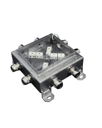 Коробка монтажная огнестойкая Гефест КМ-О (16к*10,0)-IP66 1515нерж, 8 вводов в Симферополе Распределительные коробки Pintop.ru