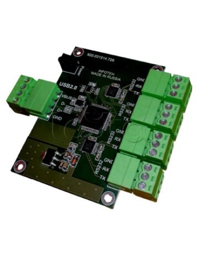 Конвертер USB/RS-232 ИНФОТЕХ AVT-USB/4RS232 в Симферополе Дополнительное оборудование для ОПС Pintop.ru