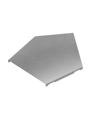 Крышка горизонтального угла 45 гр. 150 мм ПЛЮС HD КМ-Профиль (KGLplus45-150 HD) в Симферополе Аксессуары для лотков Pintop.ru