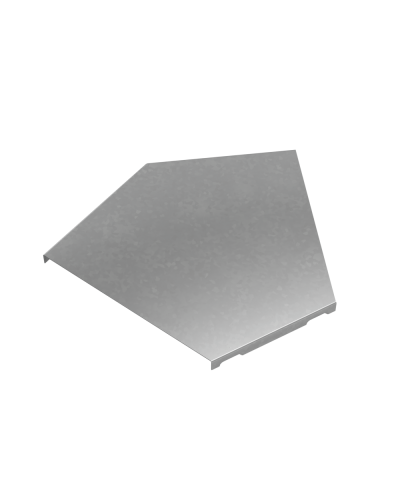 Крышка горизонтального угла 45 гр. 200 мм ПЛЮС HD КМ-Профиль (KGLplus45-200 HD) в Симферополе Аксессуары для лотков Pintop.ru