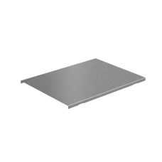 Крышка на вертикальный Т-ответвитель переходник 500-300 мм с разворотом трассы на 90 гр. "ПЛЮС" (нижняя часть меньше исходной) INOX304 КМ-Профиль (KTDPSplus90-500-300 INOX304)