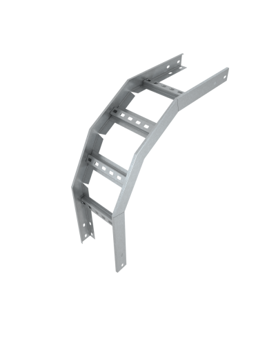 Угол лестничный вертикальный внешний 90 гр. 50х600х1,2 мм Быстрый монтаж КМ-Профиль (LVLS90-50-600-1.2) в Симферополе Аксессуары для лотков Pintop.ru