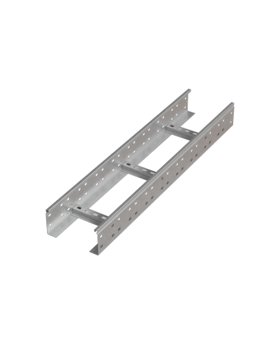 Лоток лестничный 100х200х1,2 L2500 мм HD N КМ-профиль (LL100-200-1.2-2500 HD N) в Симферополе Кабельные лотки Pintop.ru