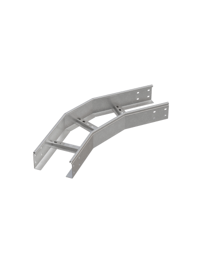 Угол лестничный горизонтальный 45 гр. 100х300х2,0 мм HD85 N КМ-профиль (LGL45-100-300-2.0 HD85 N) в Симферополе Аксессуары для лотков Pintop.ru