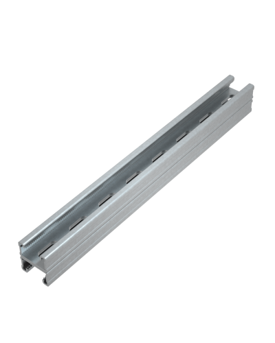 Страт-профиль двойной 41х21 L2900 мм s:2,5 КМ-Профиль (2STPU41-21-2900) в Симферополе Аксессуары для лотков Pintop.ru